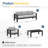5-Person Outdoor Patio Furniture Set With Upgraded Cushions-454788066