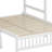 Versatile Bunk Bed with Integrated Drawers, Movable Shelves, and Wheeled Lower Frame-1180102166