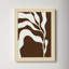 Retro Matisse Inspired Abstract Botanical 2 Brown-1552394913-1552394914