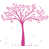 Rose vif joyeux