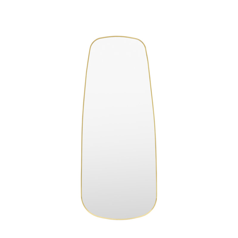 Holworth Shaped Leaner Mirror, Gold, 170 cm H x 70 cm W