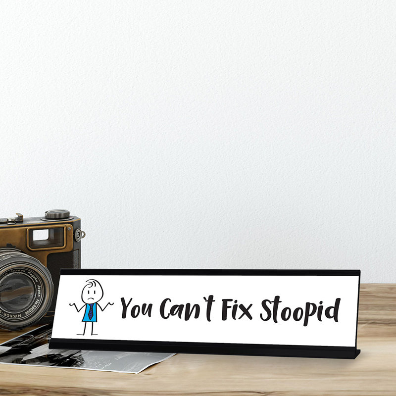 You Can't Fix Stoopid Stick