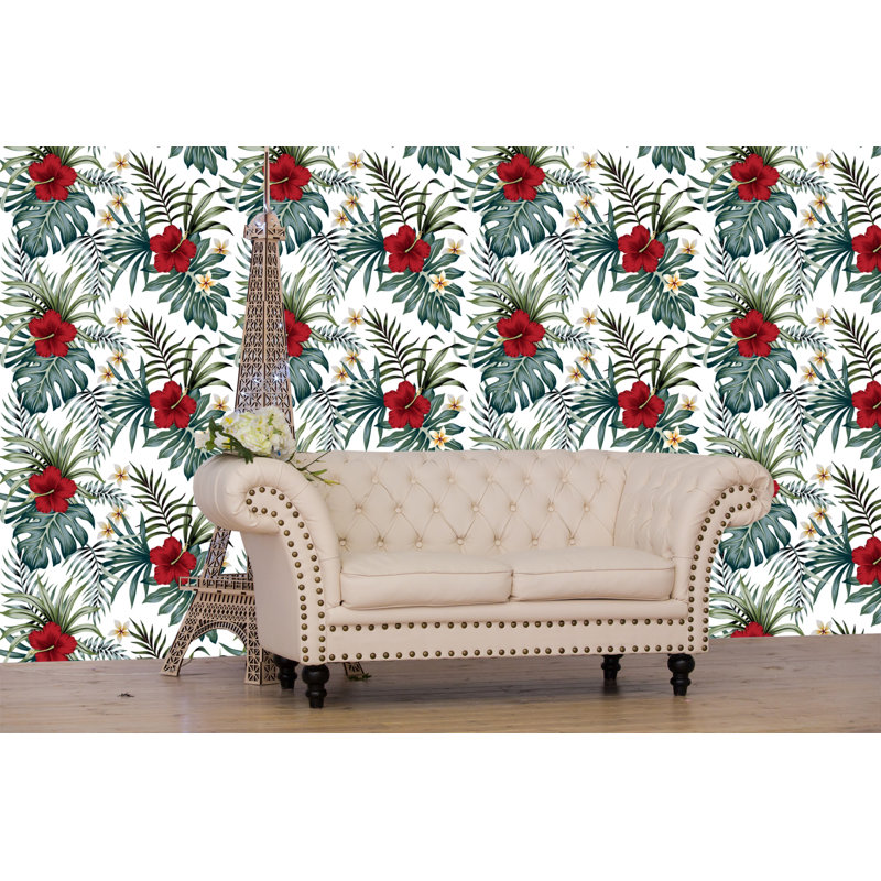 Carlin Peel & Stick Floral Roll