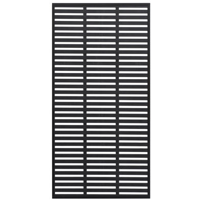 6 ft. H x 3 ft. W Slatted Vinyl Fence Panel by Matrix Decor Screens