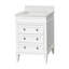 Ensemble de meuble-lavabo simple 24 "avec armoire blanche et comptoir en quartz Francfort-762033613-745017081