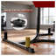2-in-1 Adjustable Heavy Bag and Speed Bag Stand with Weighted Base for Home Boxing Training, Black
