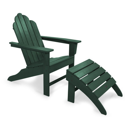 POLYWOOD Long Island Adirondack 2-Piece Set