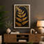 Golden Fern Study Botanical - Wrapped Canvas-968116617-968116619