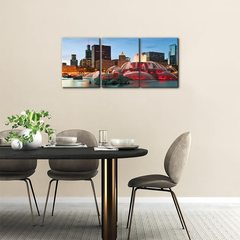 3 Piece Wrapped Canvas Print