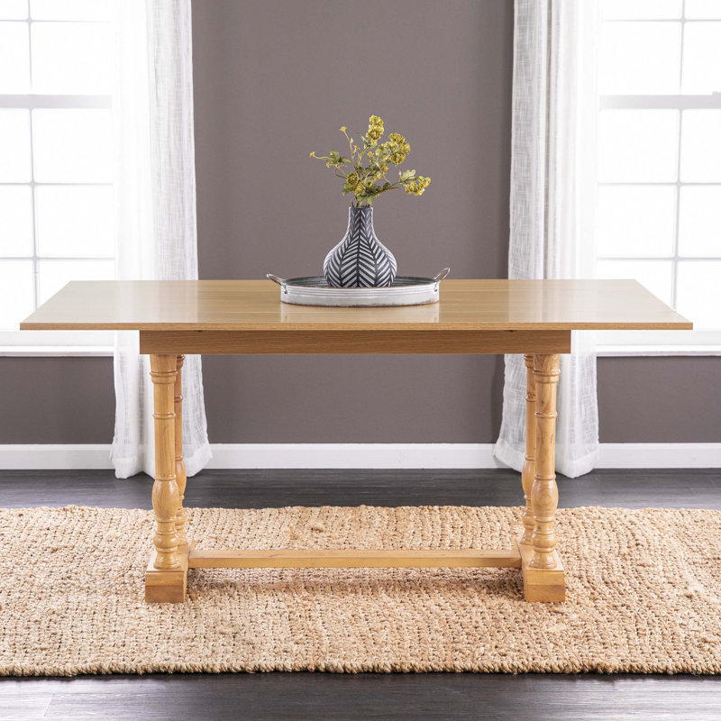 Console de table à tréteaux pliante Farmhouse