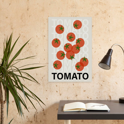 Art mural moderne de fruits rouges tomates fraîches