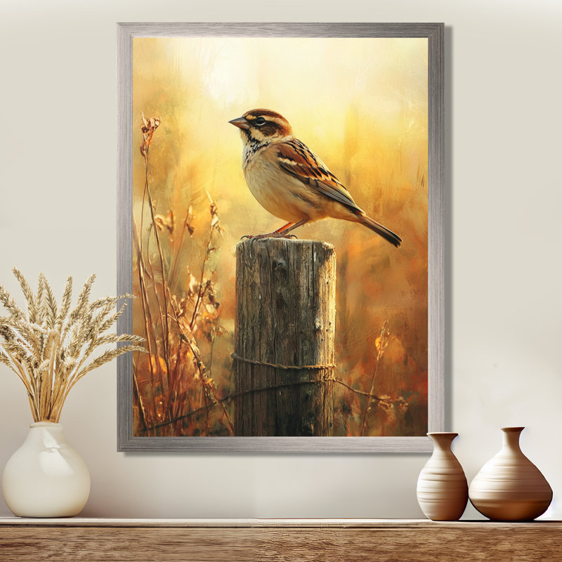 Stuart - animaux, reproduction d'art sur toile, H 20 po x l 12 po, Picture Framed, Argent argent