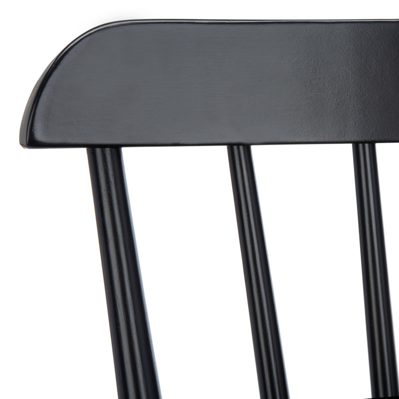 Tabouret Cerian, Tabouret de comptoir (siège d’une hauteur de 24, Noir