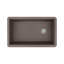 Évier de cuisine encastrable l 32 po x l 19 po avec filtre à panier en granite Radius-48407035