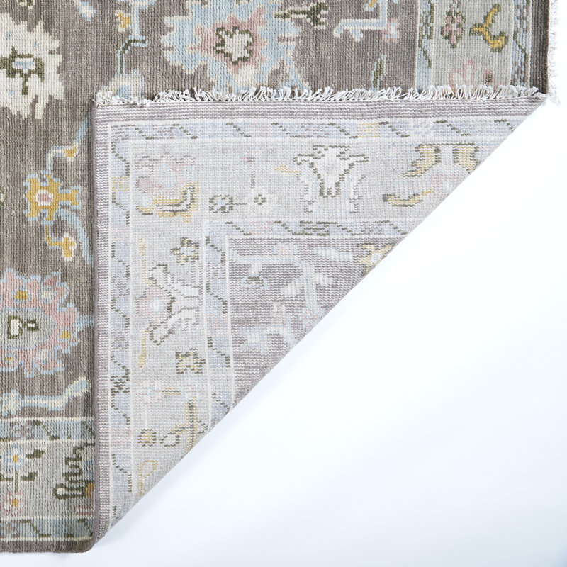 Tapis d'intérieur en laine noué à la main Tuscany, 3 pi x 5 pi