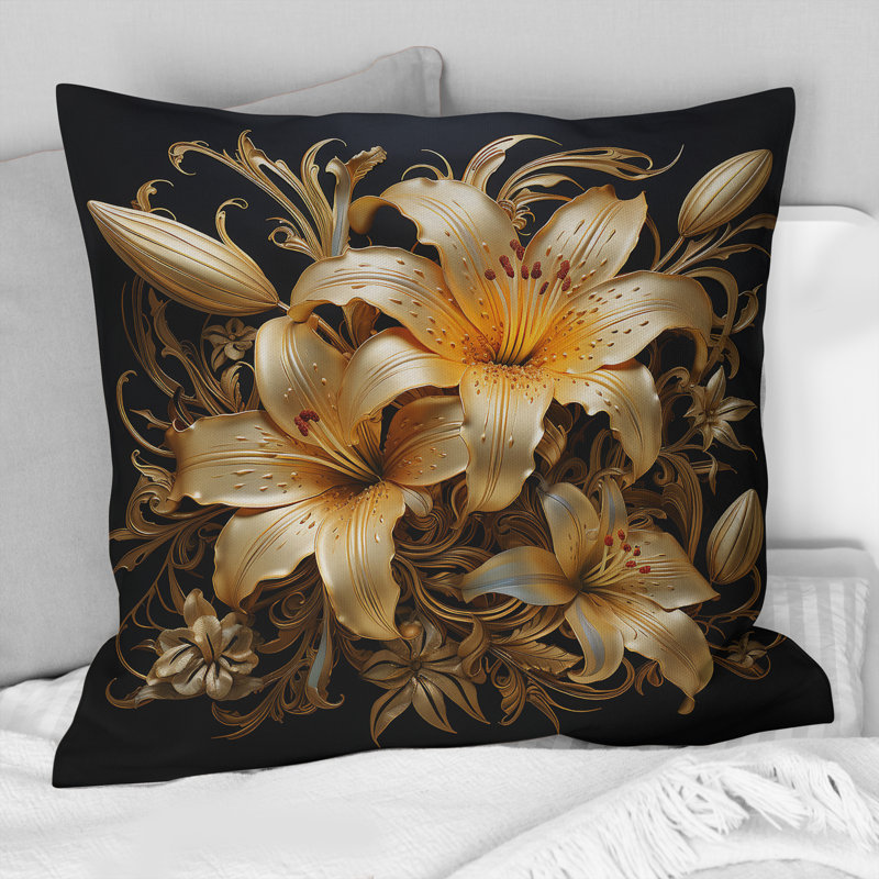 Coussin Golden Lily