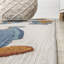 Tapis intérieur / extérieur bleu marine / orange / crème Wigand-69806510