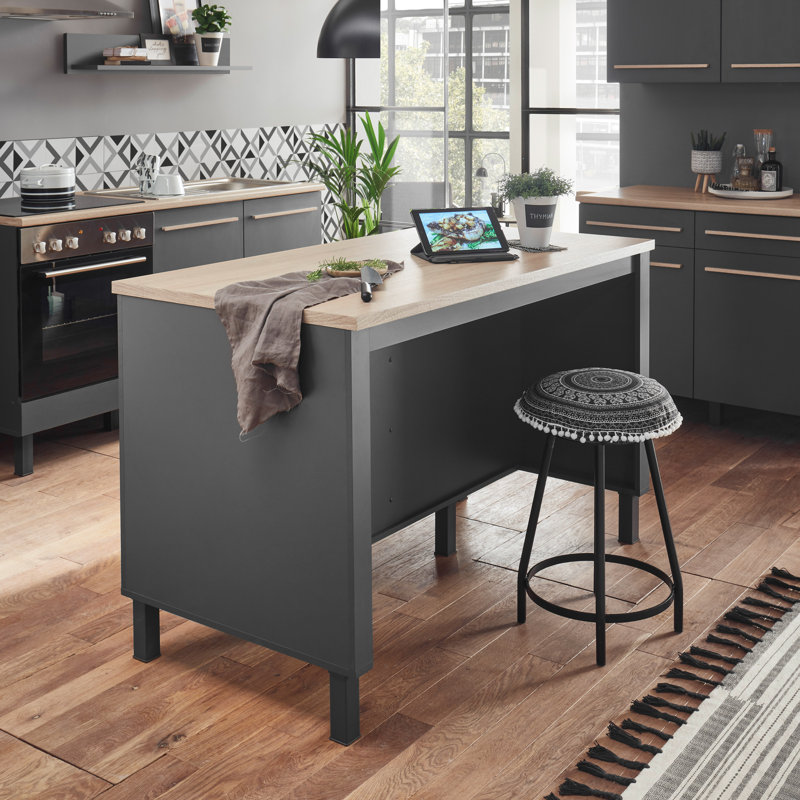 Wooden Kitchen Island