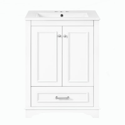 24'' Bathroom Vanity with Ceramic Sink Combo