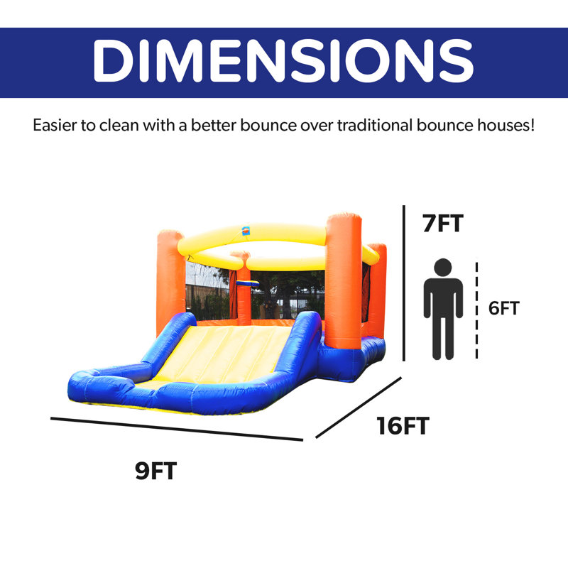 Toboggan aquatique avec piscine JumpOrange
