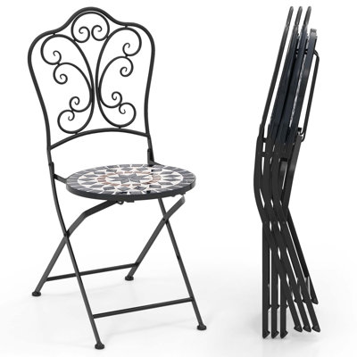 Seresa Outdoor Folding Dining Side Chair by Red Barrel Studio