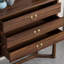 Armoire classique à trois tiroirs en bois massif-103002631
