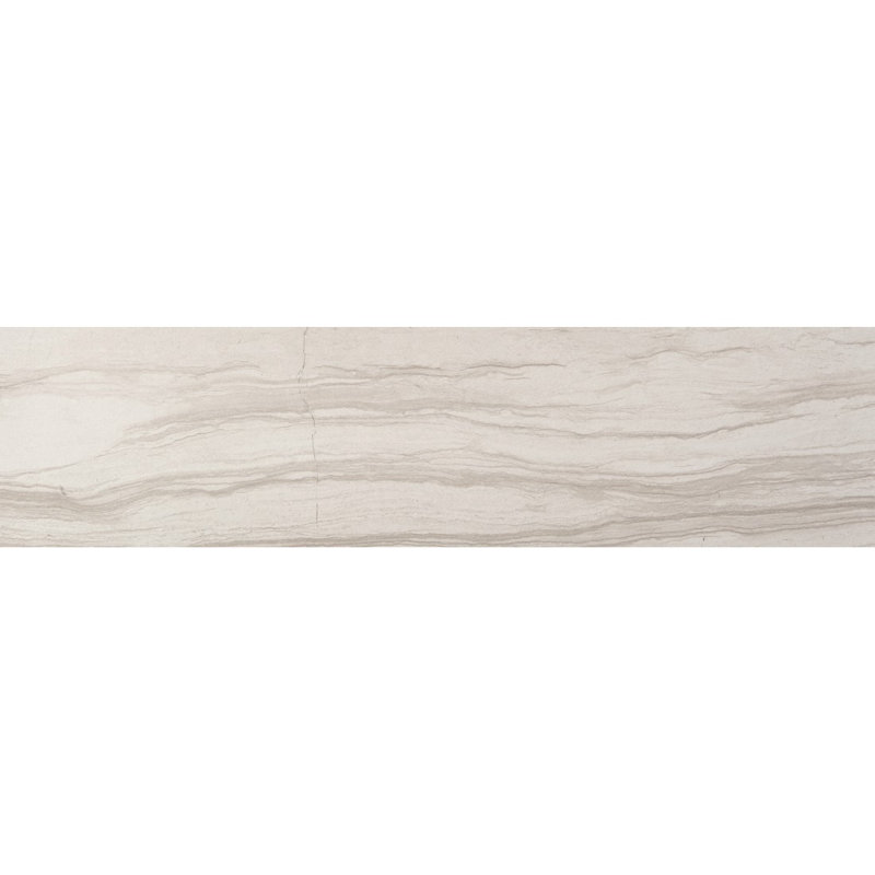 Action™ Porcelain Bullnose Tile Trim in White
