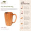 Tasse à café en bois de teck-71082262