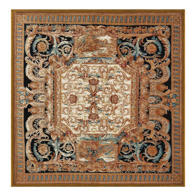 Indoor/Outdoor Traditional Area Rug