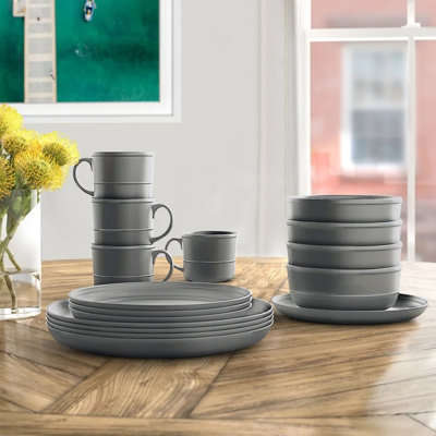 Service de table 16 pièces Double Line, service pour 4
