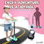 Scooter pliable à 3 roues pour enfants - Scooter jouet pour enfants avec lumières à DEL intégrées et technologie Lean-to-Steer manoeuvrant facilement (vert menthe)