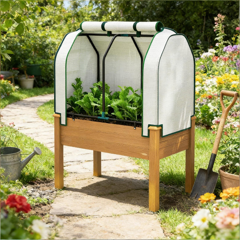 Outdoor Planter Box,Raised Garden Bed, Sand