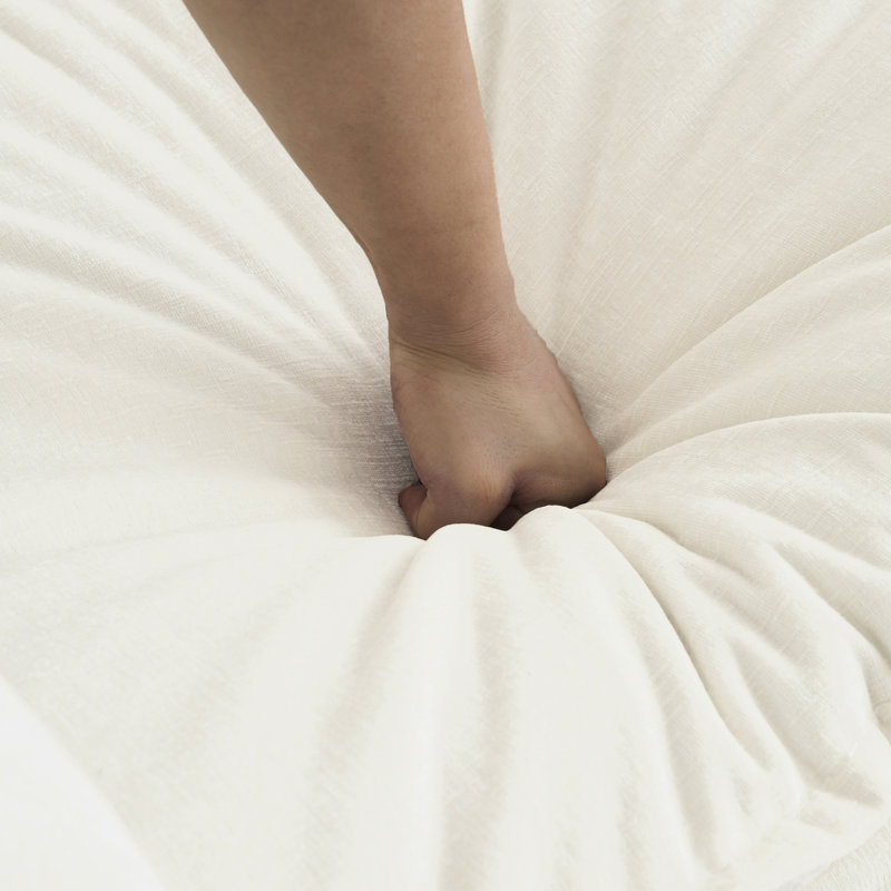 Ensemble de salon modulaire en forme de U avec 2 repose-pieds et repose-pieds réversible, blanc, repose-pieds convertible en éponge, style minimaliste moderne