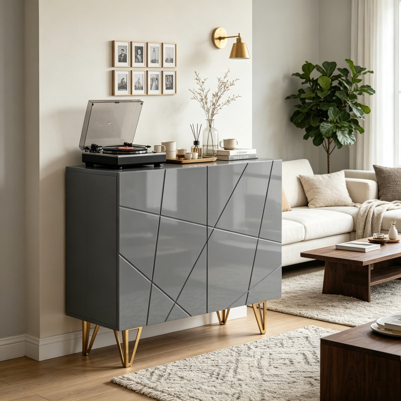 40cm Sideboard, Grey