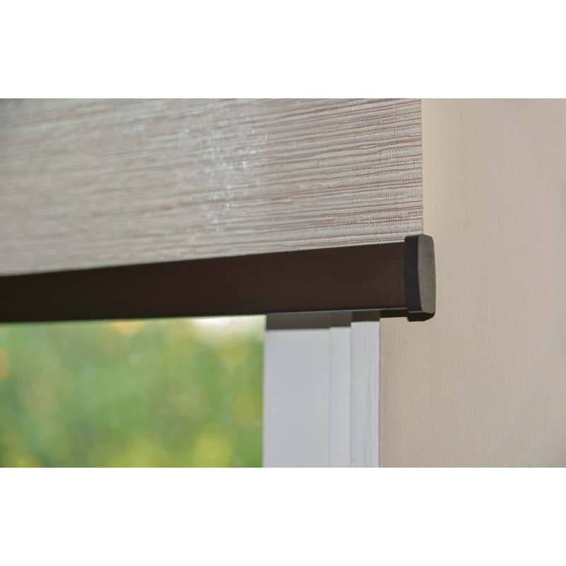 Store à enroulement semi-transparent tissé, Sebkha, L 54 po x L 72 po, Cordon