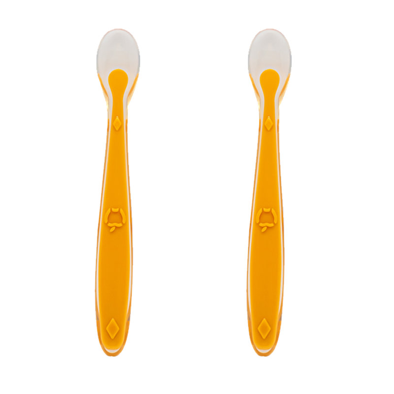 Berel Baby Flatware, Orange