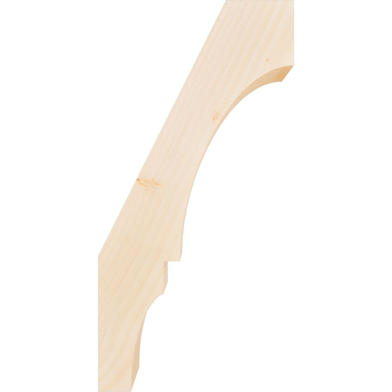 Genouillère Balboa, Sapin de Douglas, Lisse, H 24 po x l 3,5 po x P 12 po