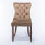 Knocker Ring Wing Back Velvet Dining Kitchen Chairs-2002614070-1962909542
