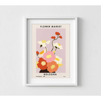 «Flower Market», reproduction d'art floral moderne