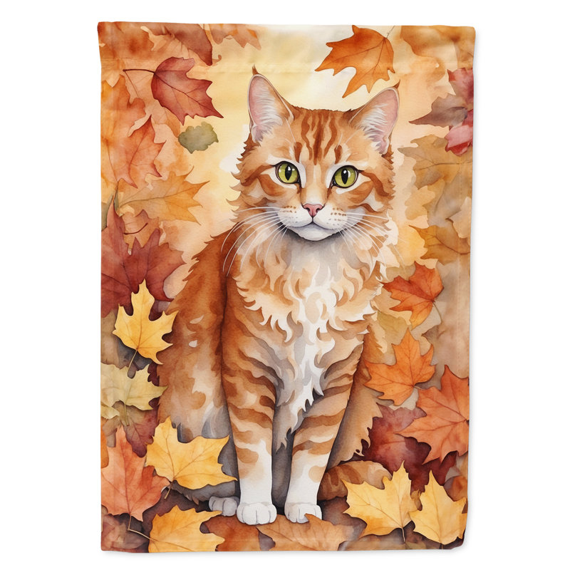 Chat en feuilles d'automne, La Perm