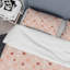 Ensemble de housse de couette Mid-Century rose et brun Terrazzo I - polyester microfibre-974729076