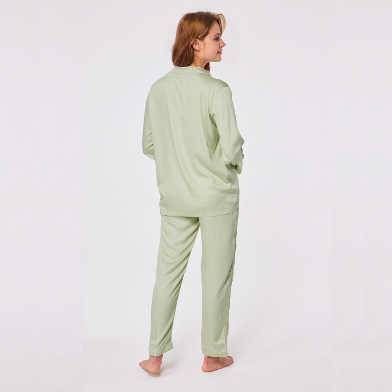 Pyjama 2 pièces pour femmes, M, Gris