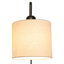Ahmara Swing Arm Black Plug in Wall Light with Shade-322205206