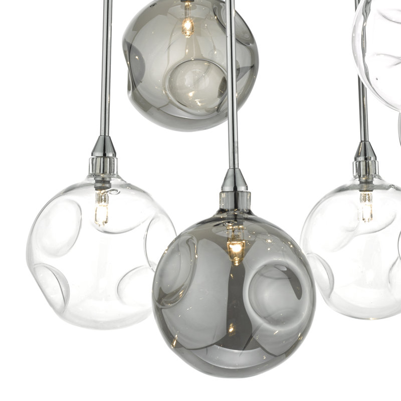 Kensley 6 - Light Polished Chrome Cluster Pendant