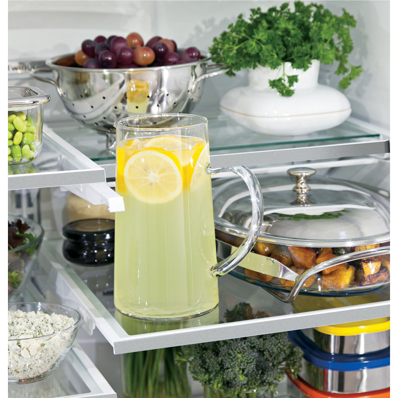 35.75" Counter Depth French Door 23.1 cu. ft. ENERGY STAR Refrigerator, Fingerprint Resistant Stainless Steel