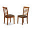 Ensemble de salle à manger 5 pièces comprenant une table de salle à manger rectangulaire avec rallonge papillon et 4 chaises de cuisine en lin, brun selle-1644702341-1736547872-1729546585