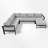 Nandni 6 - Person Patio Conversation Set with Cushions-1211489419