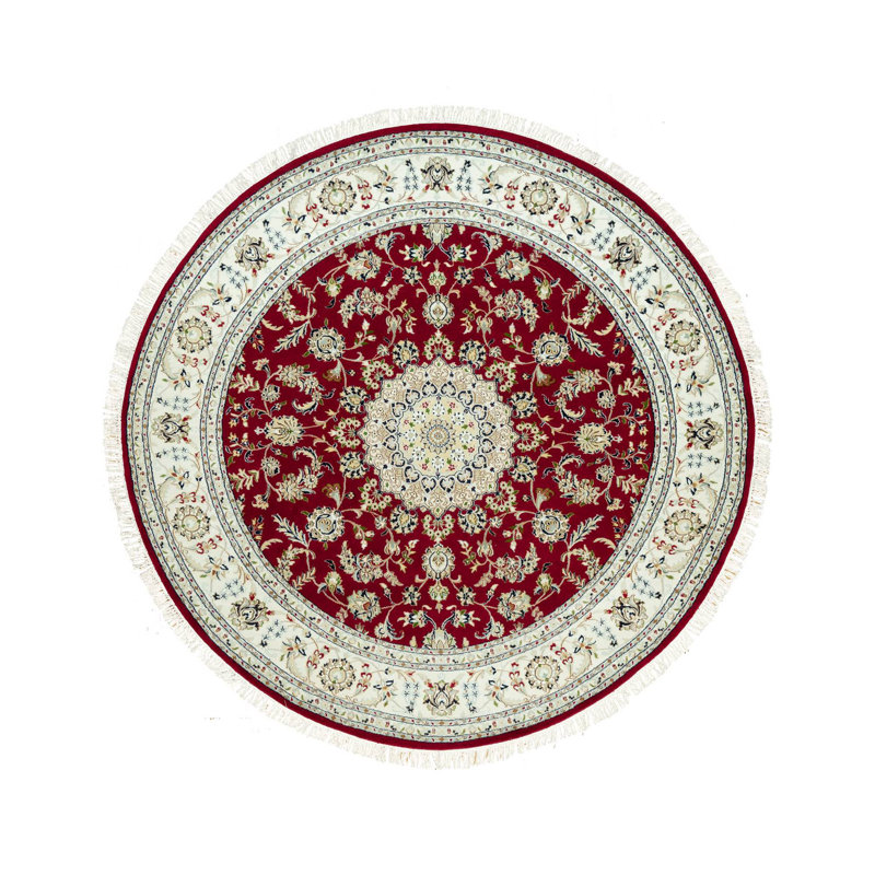 Tapis rond unique 8 pi x 8 pi Cemshid