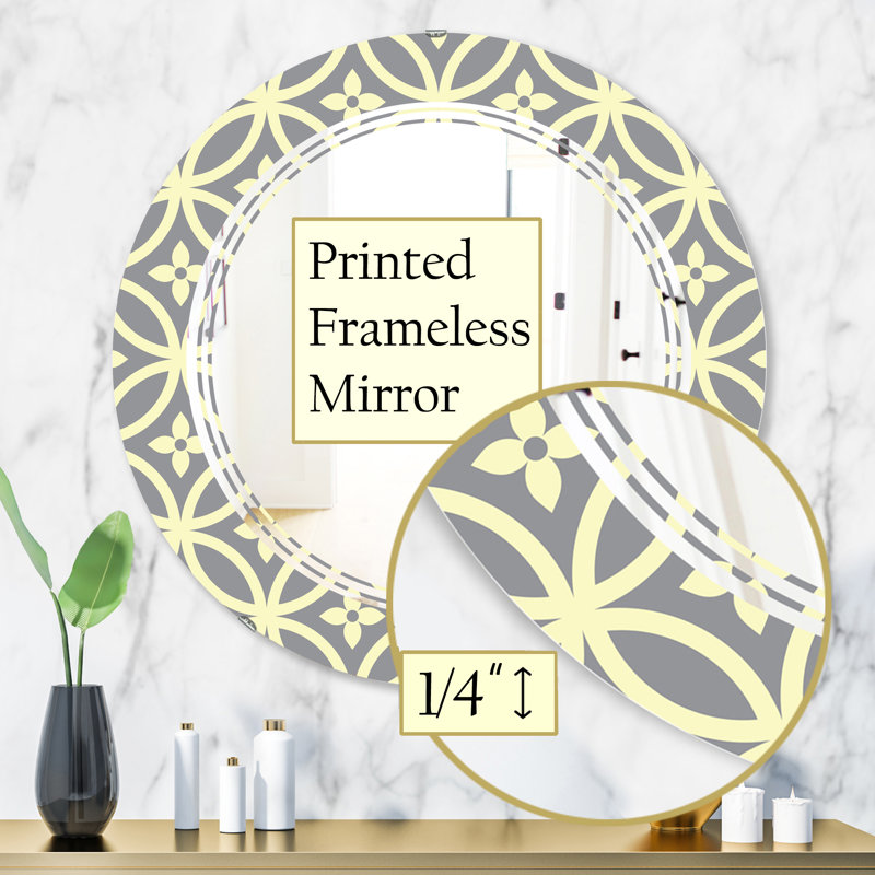Miroir mural Ornamental, 31,5 po x 31,5 po