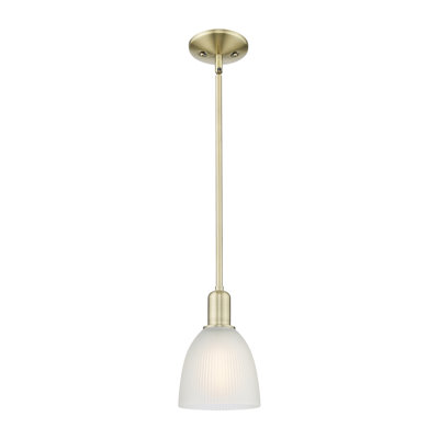 Arcadia - Laine - Mini-luminaire suspendu avec tige 6 po 1 lumière